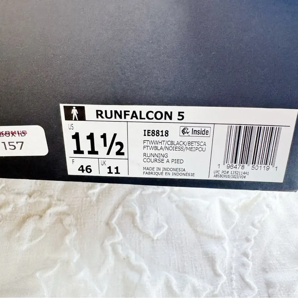 adidas Runfalcon 5 Men's Running Shoes size 11.5 New